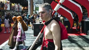 Un cosplayeur lors de la Japan Exop, le 2 juillet 2014.