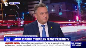 "On cherche la paix à Gaza", assure Joshua Zarka (ambassadeur d'Israël en France)