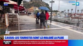 Cassis : les touristes au rendez-vous malgré la pluie