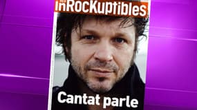 La une des Inrocks avec Bertrand Cantat, en kiosques le 23 octobre 2013.