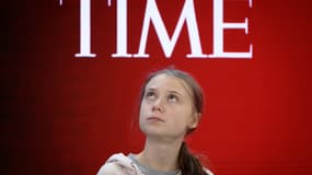 L'activiste suédoise pour le climat Greta Thunberg au centre des Congrès au Forum économique mondial à Davos, en Suisse, le 21 janvier 2020