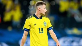 Mattias Svanberg avec la Suède à Solna le 5 juin 2021
