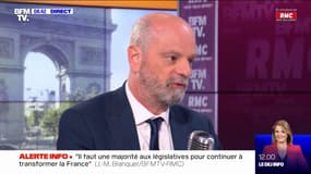 Blanquer : "Le niveau de maths des élèves n'a pas baissé en France avec la réforme du bac"