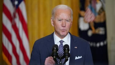 Le président américain Joe Biden à la Maison Blanche, le 19 février 2021 à Washington.