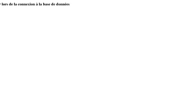 Capture Israel-Flash.com renvoie à un message d'erreur.