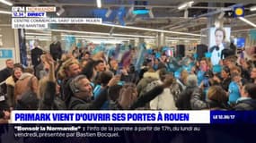 Rouen: Primark a ouvert ses portes ce vendredi matin