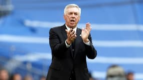 Carlo Ancelotti lors de Real Madrid-Athletic Bilbao (1-1), le 4 juin 2023