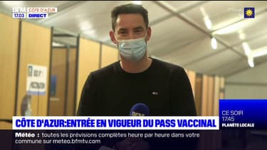 Côte d'Azur: entrée en vigueur du pass vaccinal