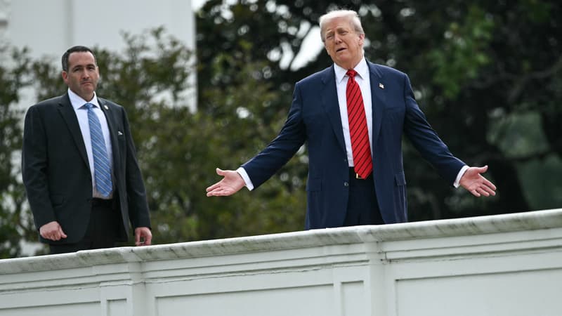 Donald Trump plaisante sur l'installation de 