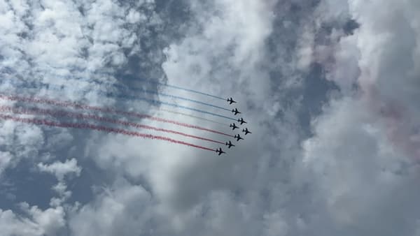 La Patrouille de France a survolé la Grande Parade de l'Armada