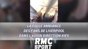 Ligue des champions : La folle ambiance des fans de Liverpool dans l'avion direction Kiev