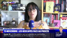 Sophie Parra, rescapée du Bataclan: "Beaucoup de sentiments mélangés, un peu de joie quand même de savoir qu'on arrive un peu au bout du tunnel"