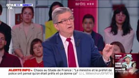 "Poutine est un homme qui semble être plus proche d'un psychopathe que d'un homme qui a un comportement normal" déclare Jean-Luc Mélenchon 