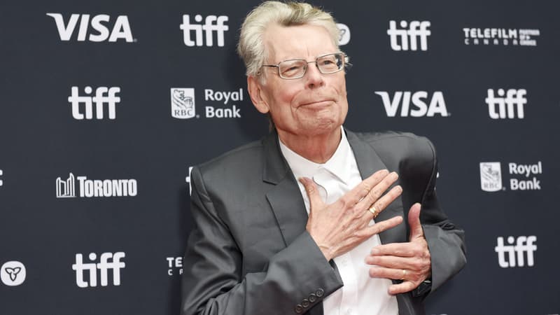 L'écrivain américain Stephen King, le 6 septembre 2024 à l'avant-première de "Chucky" à Toronto.