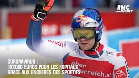 Coronavirus: 107.000 euros pour les hôpitaux grâce aux enchères des sportifs