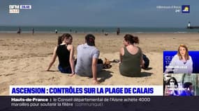 Pont de l'Ascension: des contrôles renforcés sur la plage de Calais