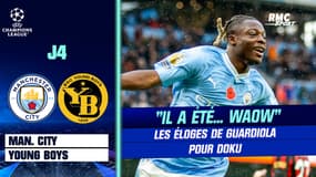 Manchester City - Young Boys: "Il a été... waow", les éloges de Guardiola pour Doku