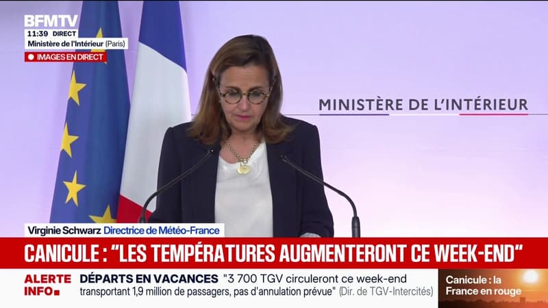 Canicule: 25 départements en vigilance rouge à partir de demain