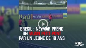 Brésil : Neymar prend un vilain petit pont par un jeune de 19 ans