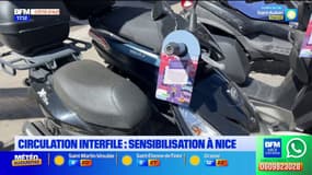 Nice : opération sensibilisation sur la circulation interfile