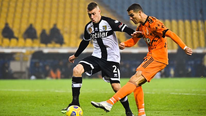 Simone Iacoponi et Cristiano Ronaldo, le 19 décembre 2020
