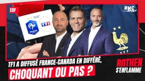 France-Canada diffusé en différé sur TF1, est-ce choquant ? (Rothen s'enflamme)