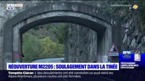 Alpes-Maritimes: la RM 2205 entre Saint-Sauveur-sur-Tinée et Isola a rouvert ce vendredi, après l'éboulement