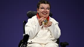 Aurélie Aubert, médaillée d'or paralympique en boccia, le 2 septembre 2024