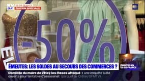 Face aux émeutes à Paris, les soldes au secours des commerces?