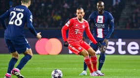 Leroy Sané lors de PSG-Bayern