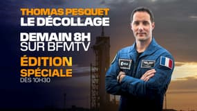 Thomas Pesquet sur BFMTV.