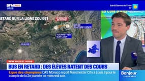 BFM Nice et vous : un bus en retard à Tourrettes-sur-Loup, des élèves ratent des cours
