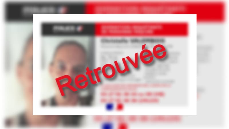 La police du Nord avait lancé un avis de recherche après la disparition inquiétante d'une femme à Auby.