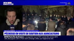 Colère des agriculteurs: Valérie Pécresse auprès d'exploitants agricoles dans le Vexin 
