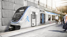 Le nouveau design des rames MI20 destinées au RER B.