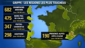 La Champagne-Ardenne est actuellement la région la plus touchée par la grippe