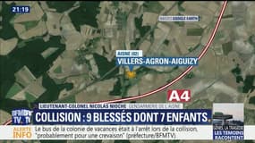 Collision entre un camion et un car: "Les opérations de secours sont terminées", assure la gendarmerie de l'Aisne