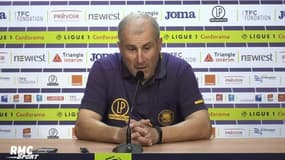 Alain Casanova n'est pas content : "On est rapidement content de ce qu'on a"
