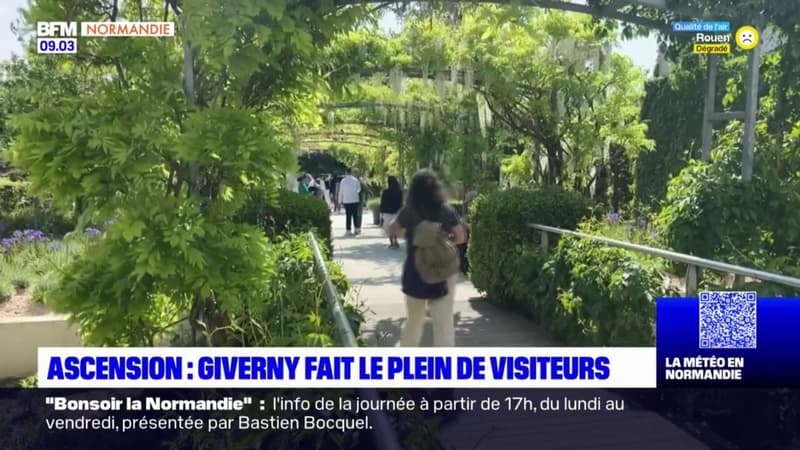 Ascension: le village de Giverny pris d’assaut par les visiteurs 