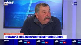 Comptage des loups par les agriculteurs: René Laurans, président du syndicat agricole FDSEA 05, est ravi de cette décision