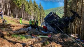 11 personnes se trouvaient à l'intérieur de la cabine de téléphérique lors de sa chute ce dimanche à Stresa.