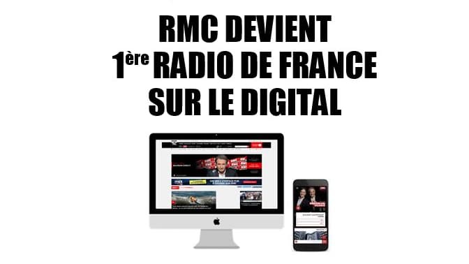 RMC devient la 1ère radio de France sur le digital