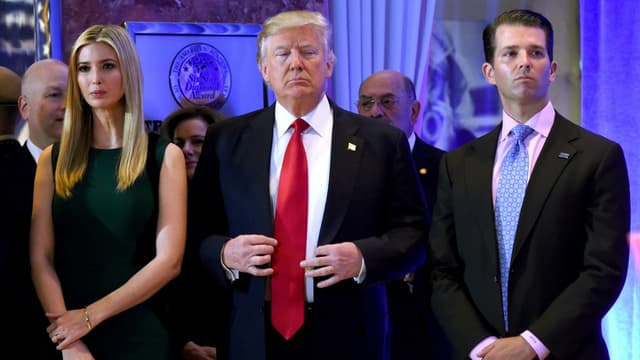 Ivanka Trump, Donald Trump et Donald Trump Jr.