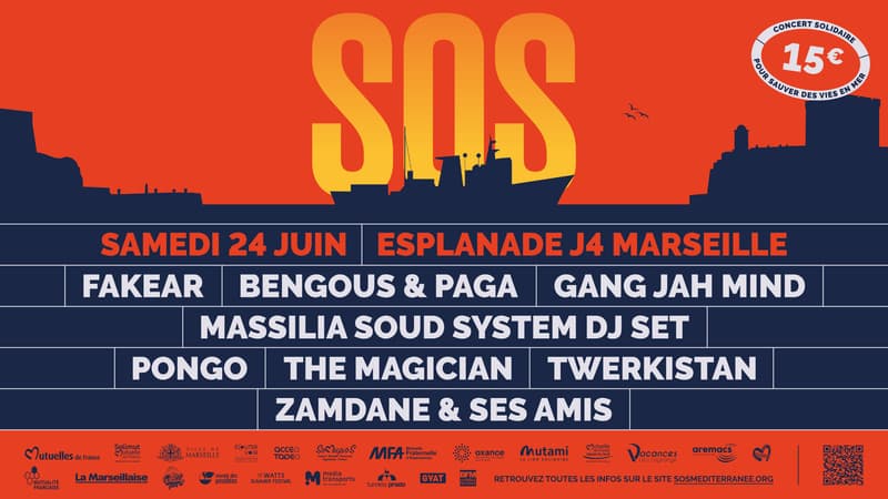 Samedi 24 juin, Esplanade J4 Marseille