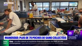 Manosque: une collecte de sang exceptionnelle au centre de secours