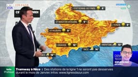 Météo: un temps ensoleillé ce dimanche, jusqu'à 12°C à Nice