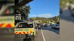 Le Samu est intervenu ce vendredi sur la route de Turin pour un accident de trottinette. 