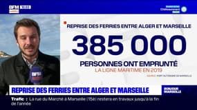 Le Badji Mokhtar III, premier ferry reliant Marseille et Alger depuis mars 2020