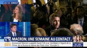 Emmanuel Macron : Une semaine de contact