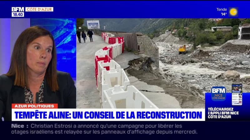 Tempête Aline: le conseil de la reconstruction convoqué, la maire de Venanson assure qu'il faut imposer une cadence